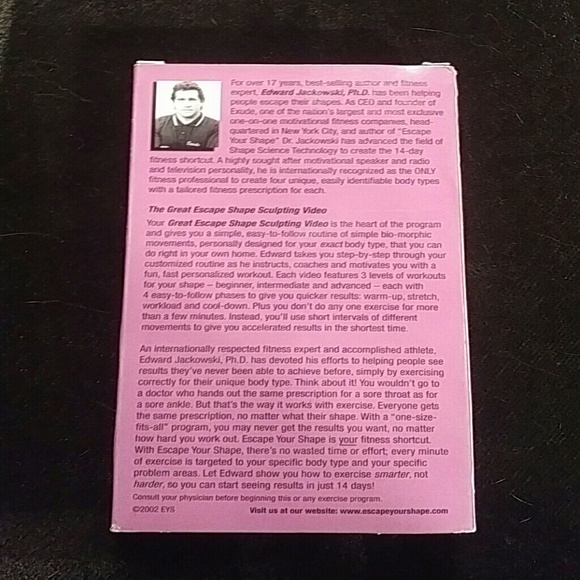 Escape Your Shape workout series - Picture 7 of 8